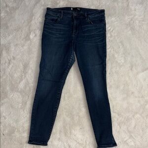 Kut from the Kloth Mia Blue Skinny Jeans with Stretch Size 10 Petite